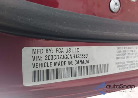 2022 Dodge Challenger Gt из США, поврежденный, VIN 2C3CDZJG0NH123550